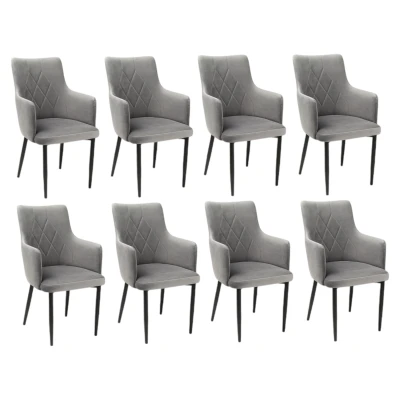 Krzesło Tapicerowane KT 51 Stelaż Metalowy Nowoczesny Design Ponadczasowe_4.jpg