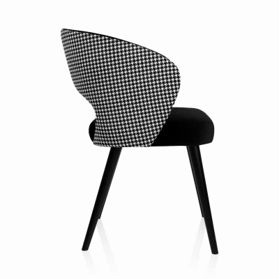 Krzesło Tapicerowane KT 55 Ekskluzywne Kontrastujące Elegancki Styl Wygodne_6.jpg