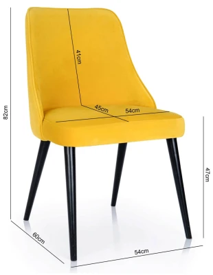 Krzesło Tapicerowane KT 65 Minimalistyczne Nowoczesne Klasyczne Miękkie_7.jpg