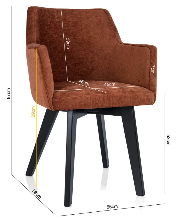 Krzesło Tapicerowane KT 69 Nowoczesne Elegancki Styl Funkcjonalne Wygodne_7.jpg