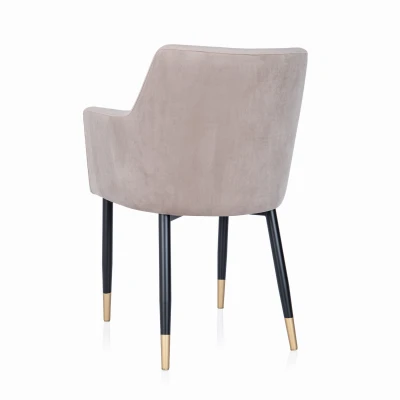 Krzesło Tapicerowane KT 70 Złote Akcenty Nowoczesne Eleganckie Stylowe_5.jpg