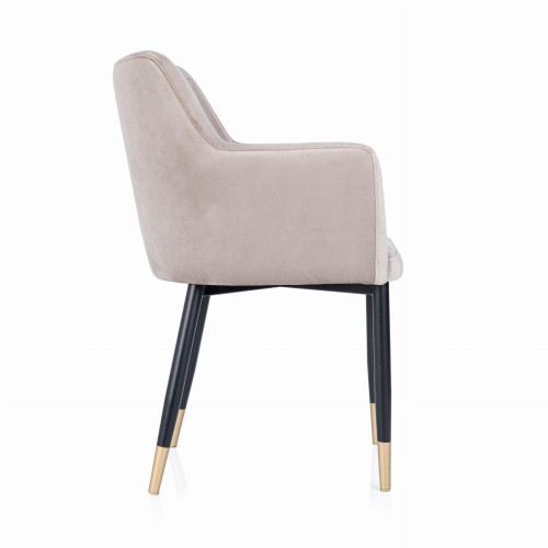 Krzesło Tapicerowane KT 70 Złote Akcenty Nowoczesne Eleganckie Stylowe_7.jpg