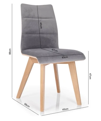 Krzesło Tapicerowane KT 76 Minimalistyczne Eleganckie Klasyczne Naturalne_7.jpg