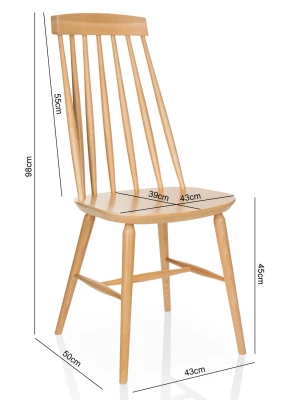 Krzesło Drewniane KT 88 Proste Eleganckie Drewniane Minimalistyczne_4.jpg
