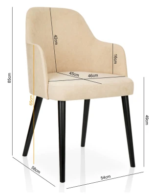 Krzesło Tapicerowane KT 92 Wygodne Komfortowe Eleganckie do Każdego Wnętrza_4.jpg