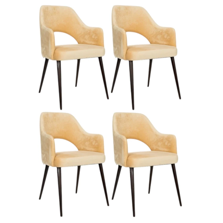 Krzesło Tapicerowane KT 93 z Podłokietnikami Wygodne Stylowy Design Trwałe_1.jpg