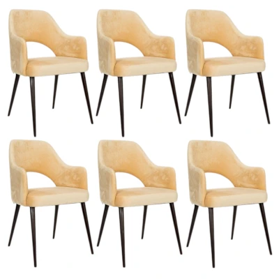 Krzesło Tapicerowane KT 93 z Podłokietnikami Wygodne Stylowy Design Trwałe_2.jpg