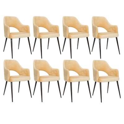 Krzesło Tapicerowane KT 93 z Podłokietnikami Wygodne Stylowy Design Trwałe_3.jpg