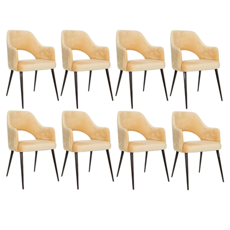 Krzesło Tapicerowane KT 93 z Podłokietnikami Wygodne Stylowy Design Trwałe_3.jpg