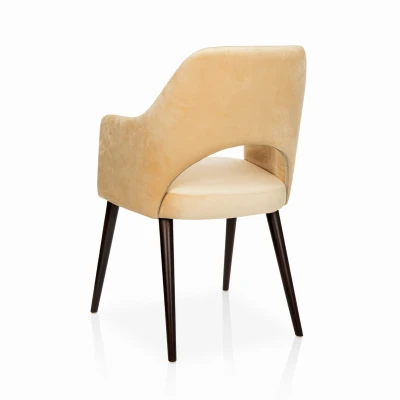 Krzesło Tapicerowane KT 93 z Podłokietnikami Wygodne Stylowy Design Trwałe_5.jpg