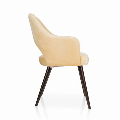 Krzesło Tapicerowane KT 93 z Podłokietnikami Wygodne Stylowy Design Trwałe_6.jpg