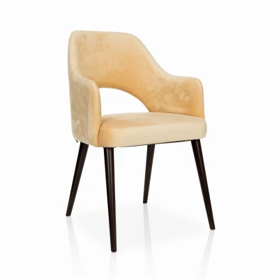 Krzesło Tapicerowane KT 93 z Podłokietnikami Wygodne Stylowy Design Trwałe_7.jpg