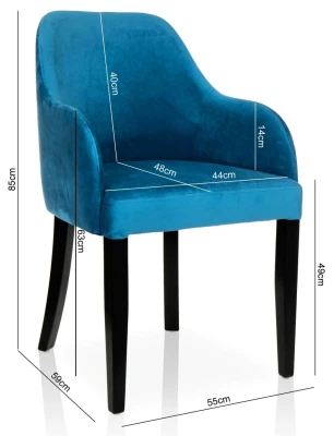 Krzesło Tapicerowane KT 94 Eleganckie Przyjemne Ergonomiczne Gustowne_5.jpg