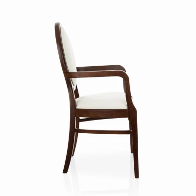 Krzesło Tapicerowane KT 98 z Podłokietnikami Eleganckie Wygodne Solidne_7.jpg