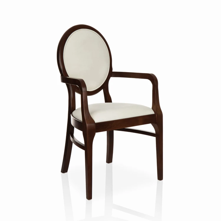 Krzesło Tapicerowane KT 98 z Podłokietnikami Eleganckie Wygodne Solidne_8.jpg