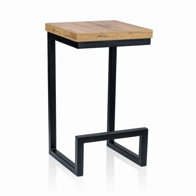 Hoker KT 105 Stelaż Metalowy Drewniane Siedzisko Wyjątkowe Nowoczesny Styl_5.jpg