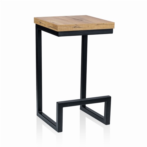 Hoker KT 105 Stelaż Metalowy Drewniane Siedzisko Wyjątkowe Nowoczesny Styl_5.jpg