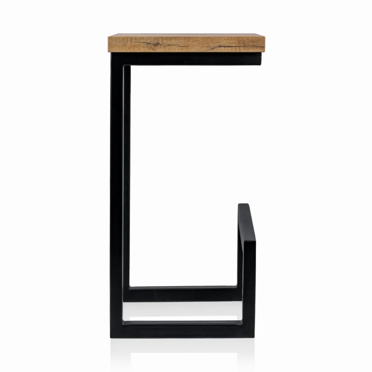 Hoker KT106 Stelaż Metalowy Drewniane Siedzisko Stylowe Nowoczesne Stabilne_6.jpg