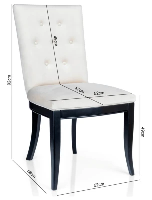 Krzesło Tapicerowane KT 112 Pikowane Eleganckie Komfortowe Solidne Stylowe_4.jpg