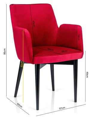Krzesło Tapicerowane KT 129 Eleganckie Wyjątkowe Funkcjonalne Miękkie_1.jpg