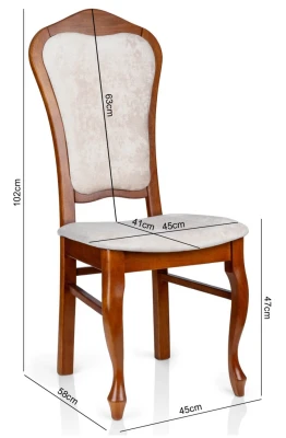 Krzesło Tapicerowane KT 131 Uniwersalne Tradycyjne Wygodne Elegancki Styl_4.jpg