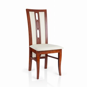 Uniwersalne krzesło drewniane KT133 z tapicerką