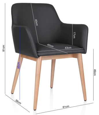 Krzesło Tapicerowane KT 141 Skóra Ekologiczna Eleganckie Wysokiej Jakości_1.jpg