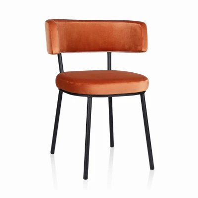 Krzesło Tapicerowane KT 145 Stelaż Metalowy Funkcjonalne Stylowy Design_5.jpg