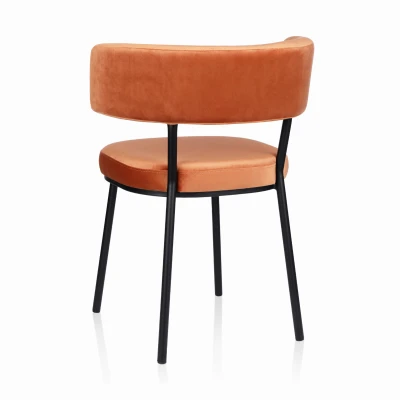 Krzesło Tapicerowane KT 145 Stelaż Metalowy Funkcjonalne Stylowy Design_6.jpg