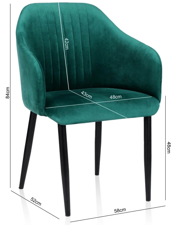 Krzesło Tapicerowane KT 155 Stelaż Metalowy Nowoczesne Wyrafinowany Styl_1.jpg