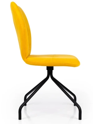 Krzesło Tapicerowane KT 170 Stelaż Metalowy Nowoczesny Design Eleganckie_4.jpg
