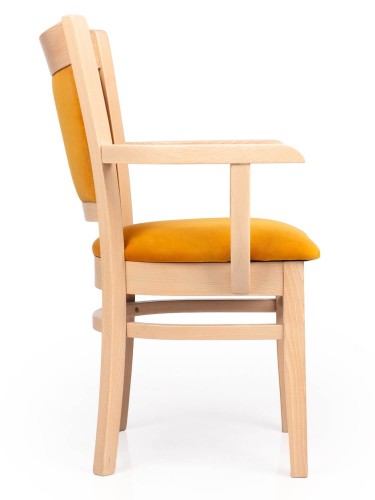 Krzesło Tapicerowane KT 175 z Podłokietnikami Ergonomiczne Komfortowe_4.jpg