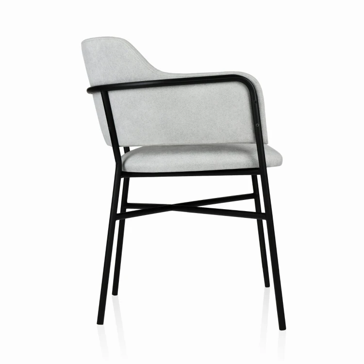 Eleganckie Krzesło Tapicerowane KT 36 z Metalowym Stelażem_3.jpg