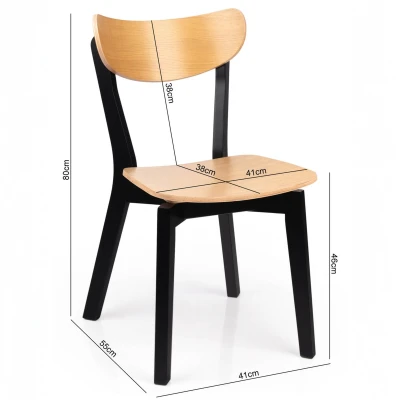 Krzesło Drewniane KT 194 Proste Eleganckie Wygodne Subtelne Uniwersalne_1.1.jpg