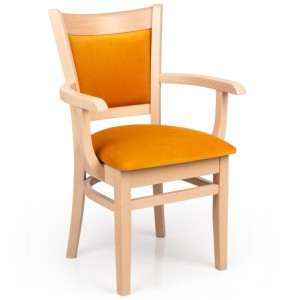 Tapicerowane Krzesło  KT175 z Podłokietnikami