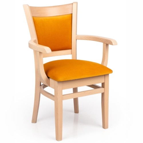 Krzesło Tapicerowane KT 175 z Podłokietnikami Ergonomiczne Komfortowe_3.jpg