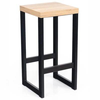 Hoker KT 162 Stelaż Metalowy Siedzisko Drewniane Stylowy Funkcjonalny_3.jpg