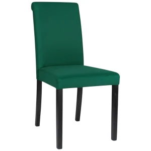 Krzesło tapicerowane KT1 zielony welur Magic Velvet,  wenge