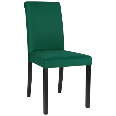Krzesło tapicerowane KT1 zielony welur Magic Velvet 2225 nogi wenge