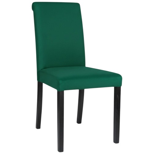 Krzesło tapicerowane KT1 zielony welur Magic Velvet 2225 nogi wenge