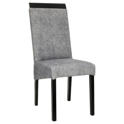 Krzesło tapicerowane KT2 czarne nogi tkanina Chill Me 03