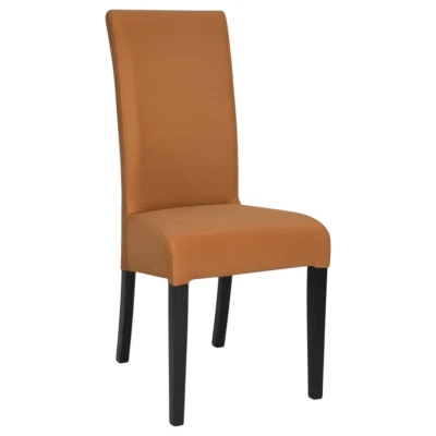 Krzesło tapicerowane KT10 profil rudy welur Magic Velvet 2213 czarny stelaż