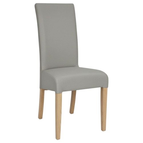 Krzesło tapicerowane KT10 profil szary welur Magic Velvet 2217 dąb sonoma