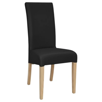 Krzesło tapicerowane KT10 profil czarny welur Magic Velvet 2219 dąb sonoma