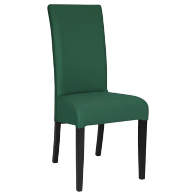 Krzesło tapicerowane KT10 profil zielony welur Magic Velvet 2225 czarny stelaż