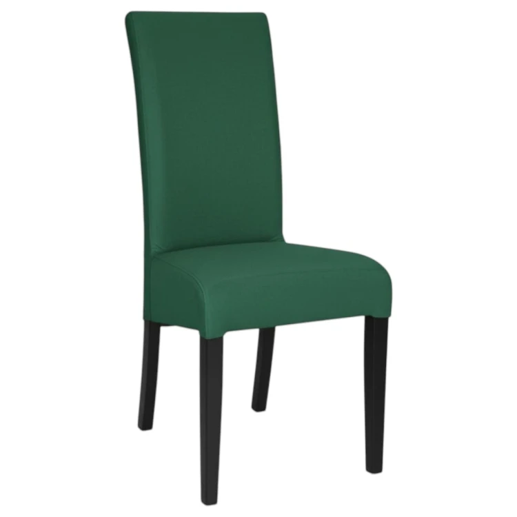 Krzesło tapicerowane KT10 profil zielony welur Magic Velvet 2225 czarny stelaż