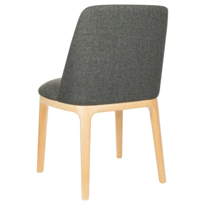 Eleganckie krzesła jadalniane KT37 tył oparcia organiczna forma drewno bukowe