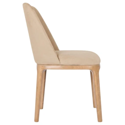 Solidne krzesła tapicerowane KT37 bok drewniana konstrukcja fabrycznie zmontowane