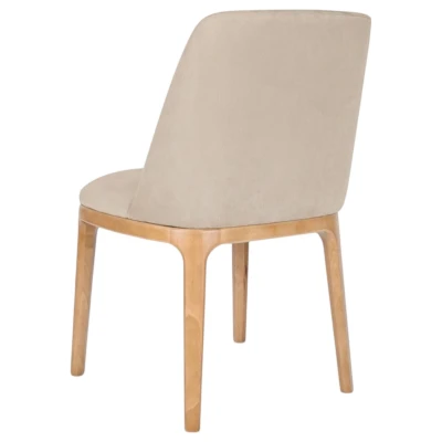 Nowoczesne meble do salonu KT37 tył i opływowe oparcie buk naturalny