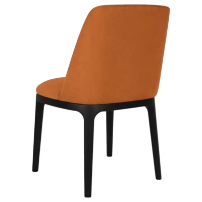 Nowoczesne meble pokojowe KT37 tył i opływowe oparcie w kolorze czarnym